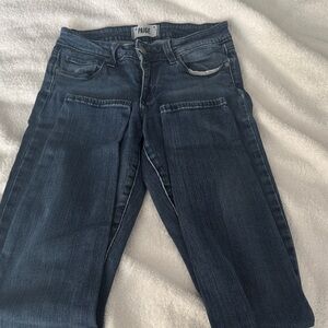 PAIGE Dark Blue Denim Jeans
